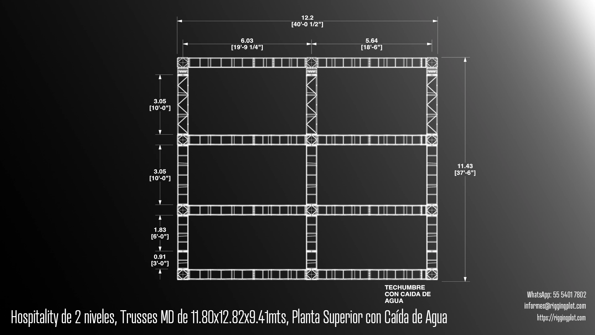 FICHA TÉCNICA HS-N2-11.80*12.82MTS MD MÉXICO PLANTA SUPERIOR