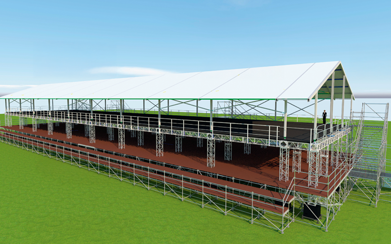 HOSPITALITY LOSBERGER VIP TENT 15.41 x 63.83 MTS